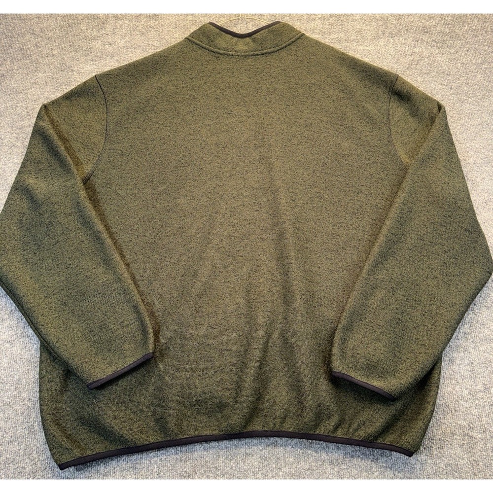 Eddie Bauer Men's 3XL Green Snap Neck Fleece Pullover Jacket - Picture 5 of 10